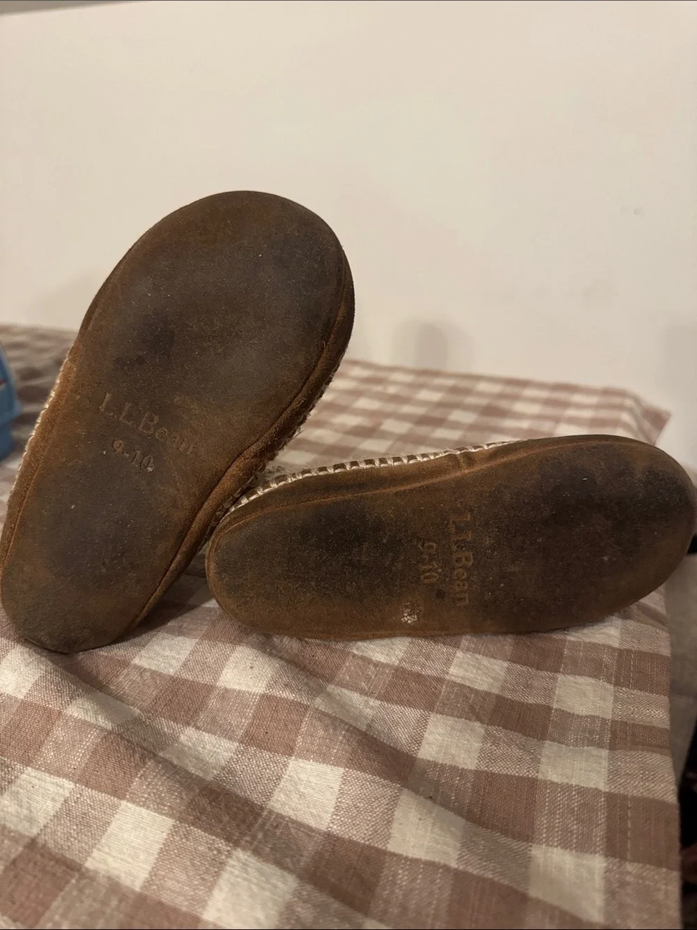 Plush Shearling Slip-On Slippers LL bean toddler slippers